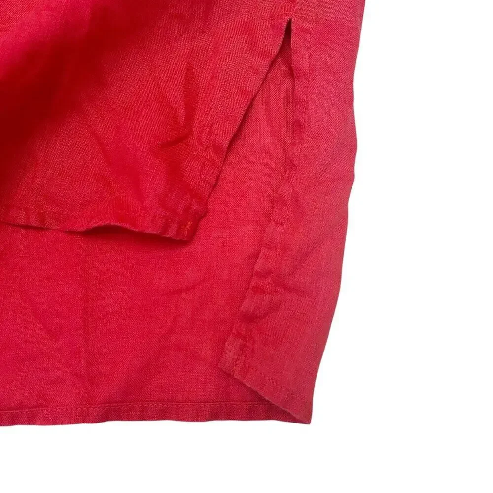 J JILL Love Linen Essential Shirt Size 2X - Picture 3 of 10